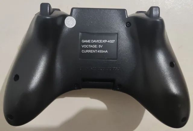 CONTROLE JOYSTICK SEM FIO ÍPEGA PRETO  - Foto 2