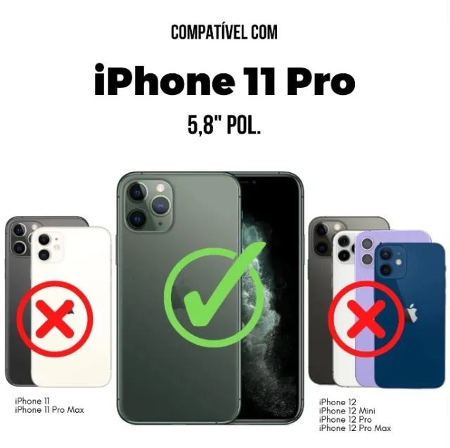 NOVA | Capa Celular Iphone 11 Pro Anti Impacto  - Fazemos Entrega - Foto 5
