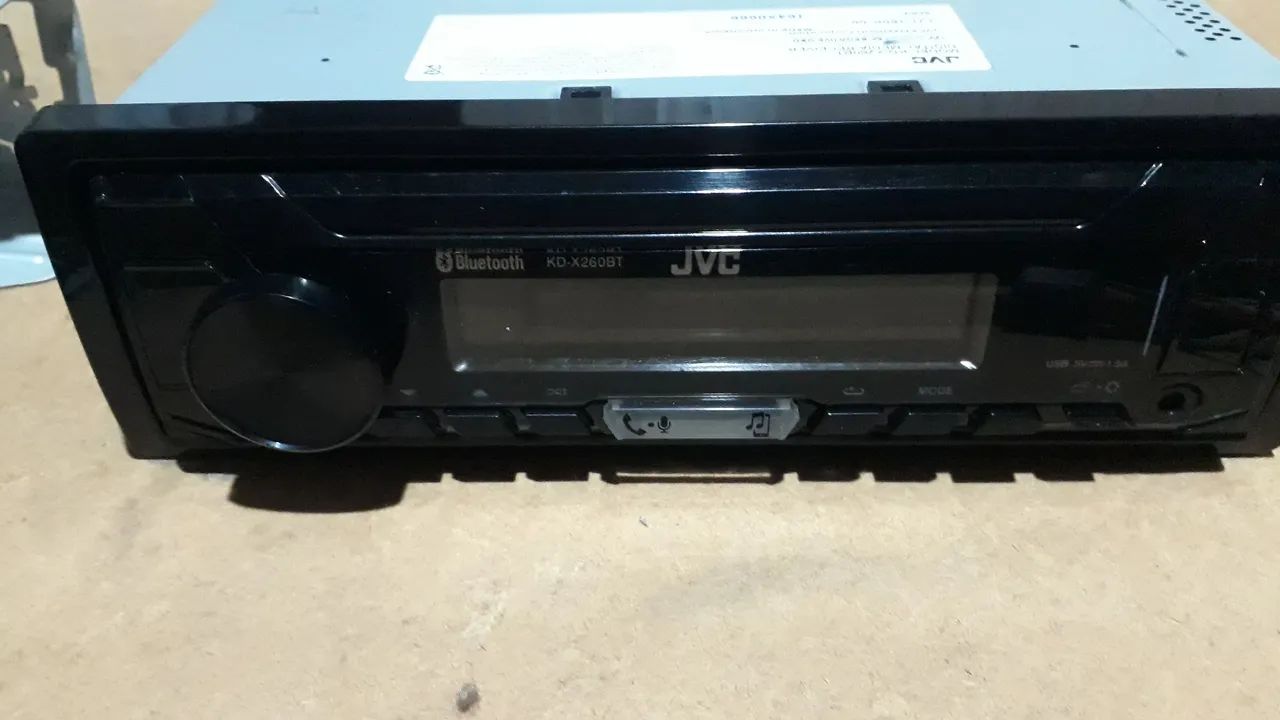 Rádio JVC kd-x260bt novíssimo.  - Foto 3