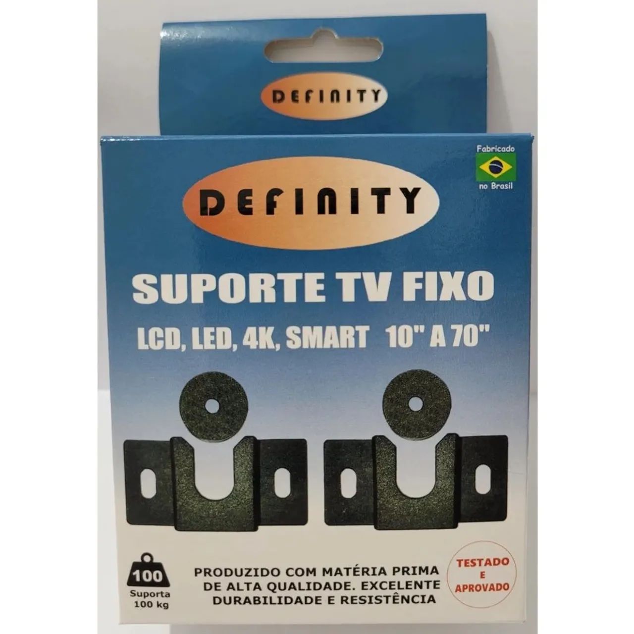 Suporte Fixo para TV LCD LED com parafuso e bucha completo 10 à 100 Polegadas - Foto 5