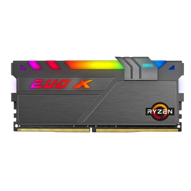 (NOVO) Memória DRR4, 8GB, 3000MHz, Geil EVO X II RGB Sync, Edição AMD