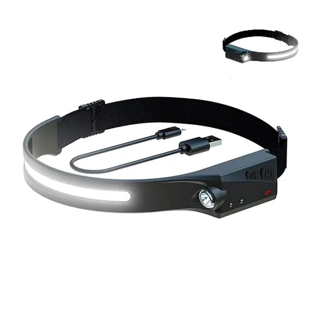 Lanterna de Cabeça Led Com Sensor de Movimento Recarregável  em São Luís ma  - Foto 4