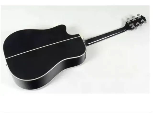 Violão Takamine Gd34ce Blk & Tp3g C/Bag Brilhante  - Foto 4