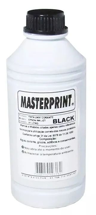TINTA EPSON UNIVERSAL CORANTE MASTERPRINT 1 LITRO64312830504706122