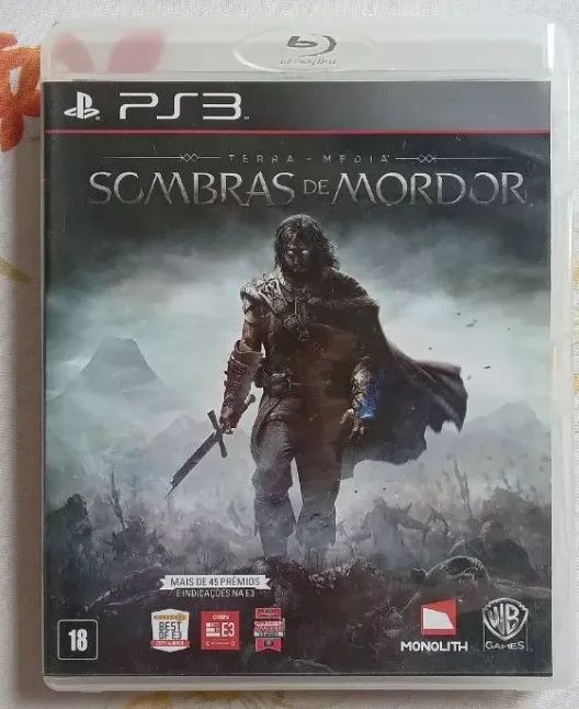 Terra-média: Sombras De Mordor Ps3 Seminovo