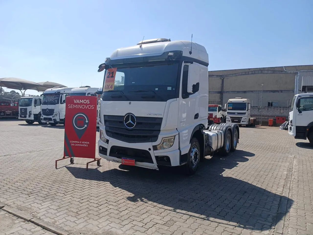 Mercedes-Benz Actros 2651  6X4 2021/2021 - Foto 3