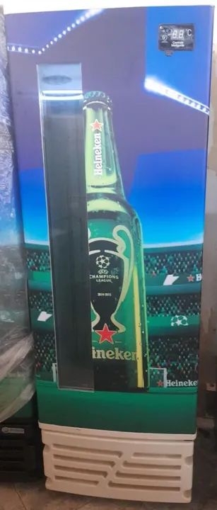 Cervejeira window c/ visor  p/ 7 cx 449 litros imbera 