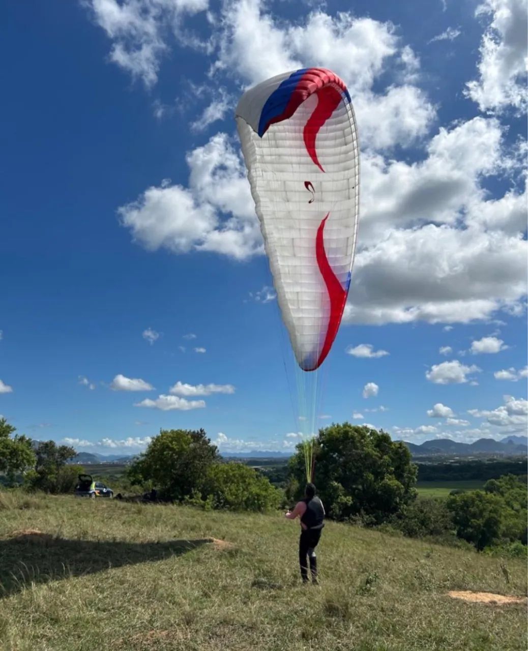 Asa (vela)de paramotor.  Flexos 2. Tamanho XL Nova. Somente 2 voos  - Foto 3