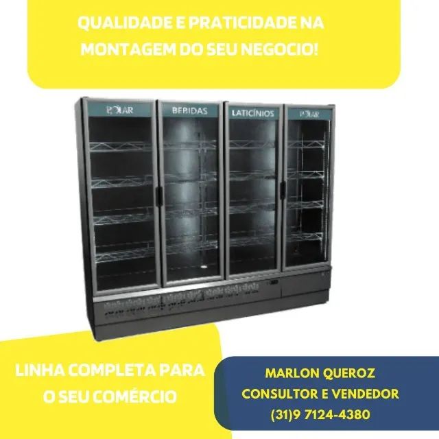Auto Serviço Refrigerador 4 Portas Polar
