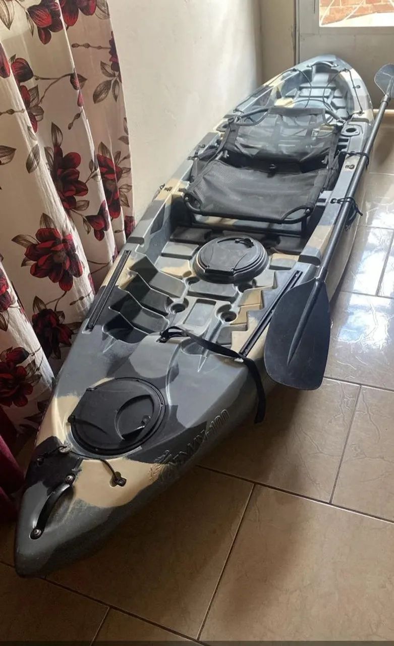 Caiaque Pesca Camuflado Completo