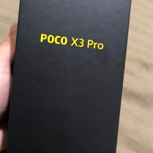 Caixa Embalagem Xiaomi Poco X3 Pro Phantom Black 256GB