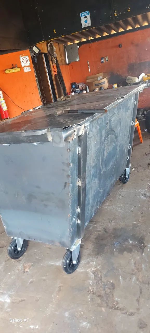 Contêiner Padrão Slu Capacidade 1.200 Litros De Acordo Com A (ABNT) - Foto 3