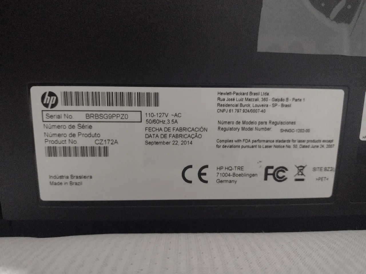 Impressora LaserJet M125a 110v usada em estado de novo - Foto 5