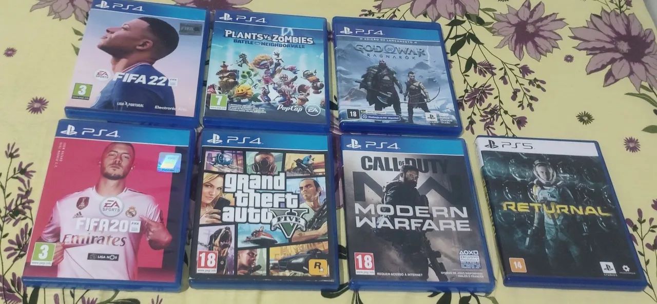 Coleção de Jogos PS4 e PS5