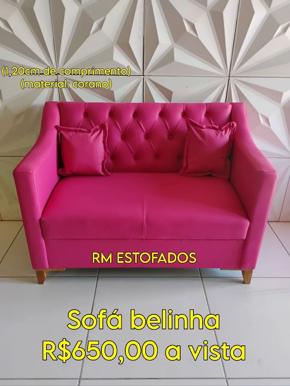 Sofá de espera de 2 lugares 