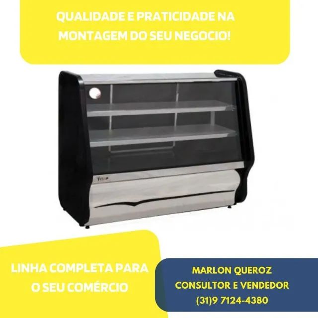Balcão Refrigerado 1,5M Ormifrio Preto