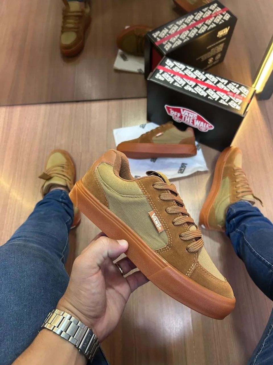 Tênis Masculino Vans Chukka Push- Muito Lindo !