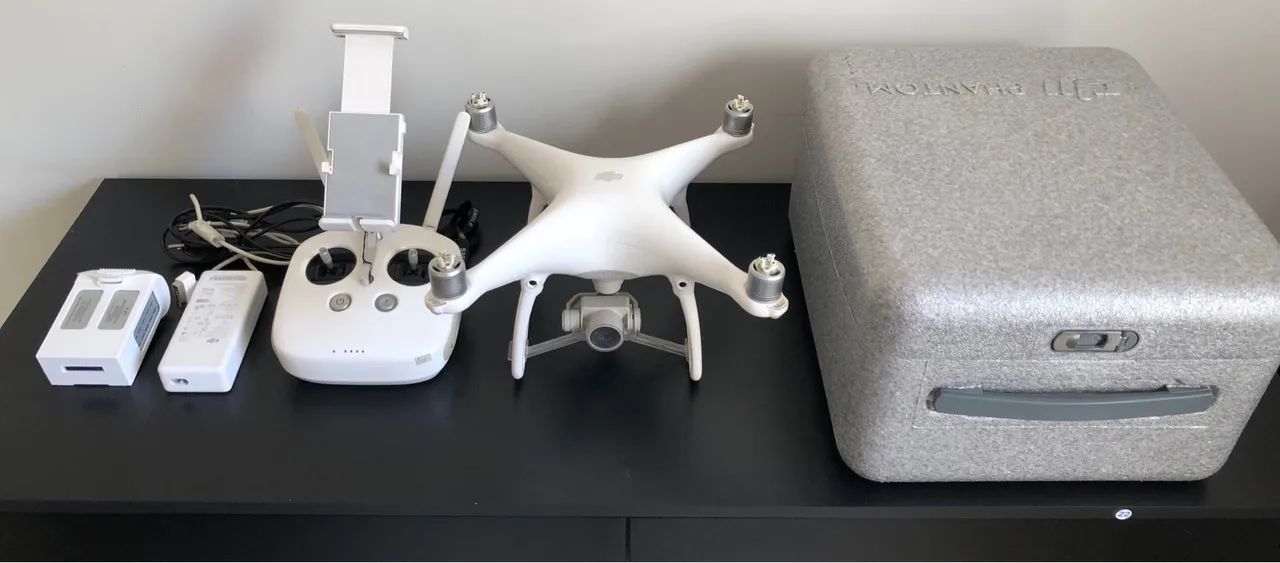 1 Drone Original Dji Phantom 4K com 1 Bateria Plus + Hélices do Pro V2 - Foto 3