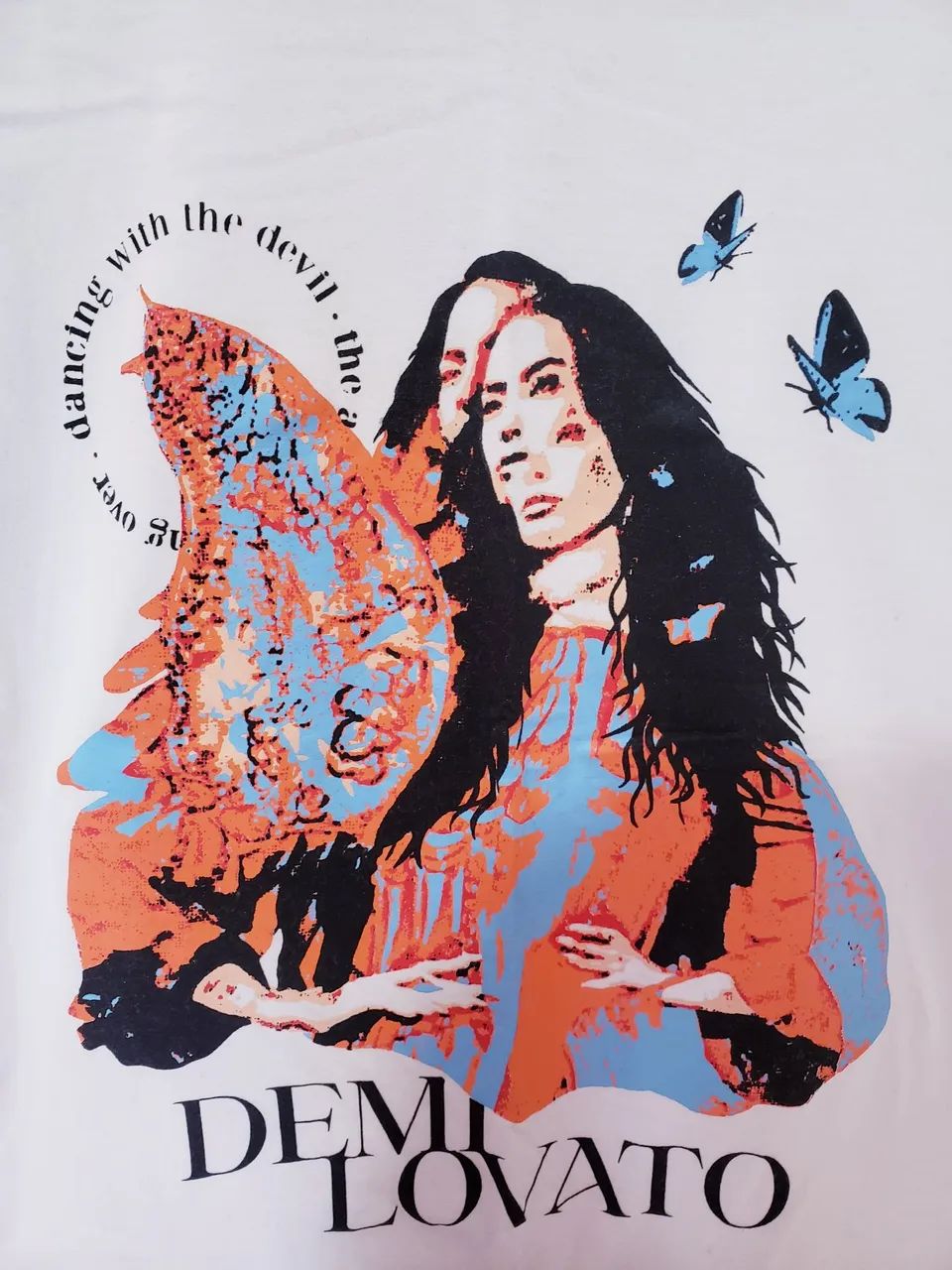 Camiseta Demi Lovato Dancing With The Devil - Foto 2