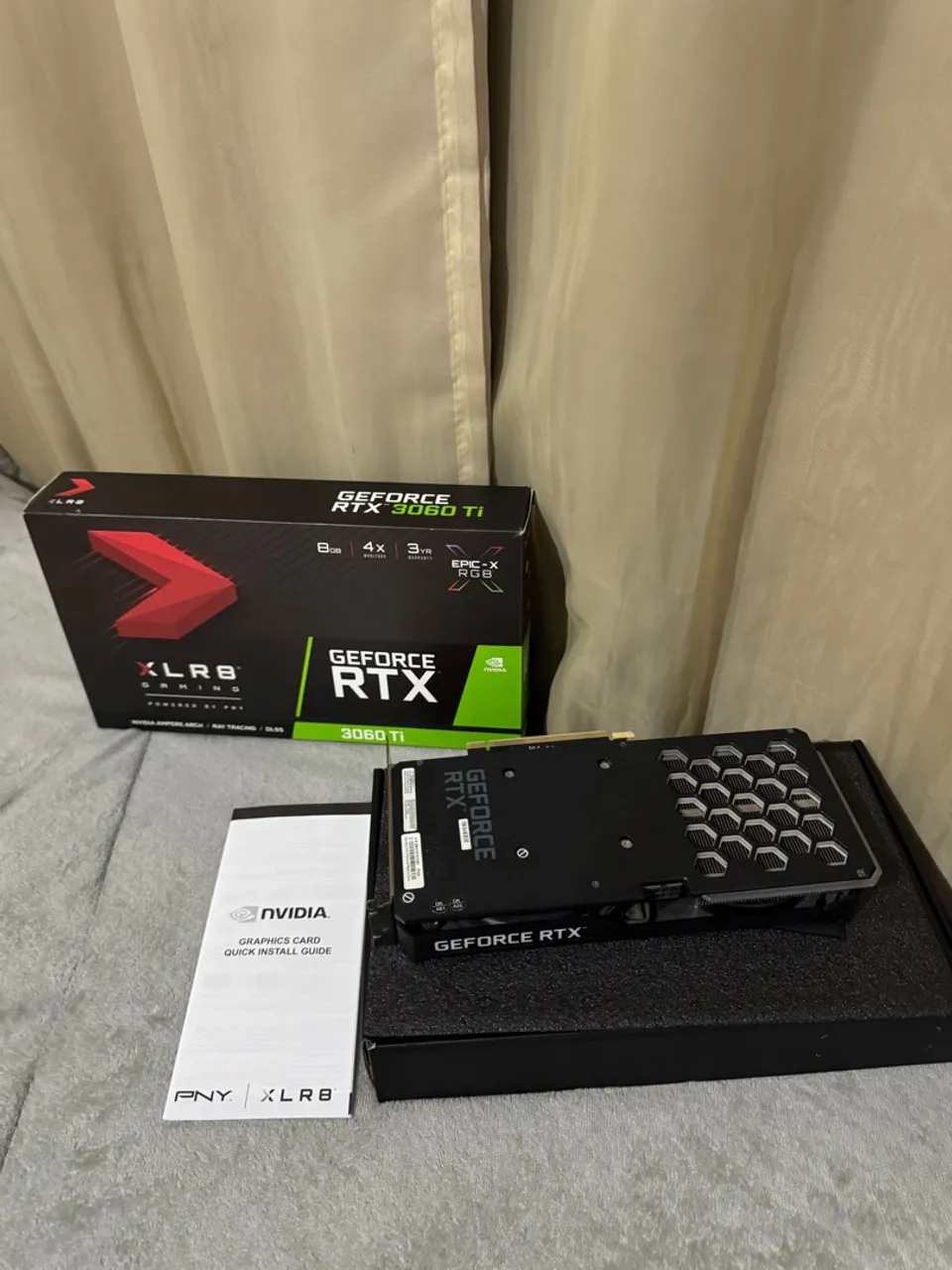 Rtx 3060ti PNy com led rgb novinha