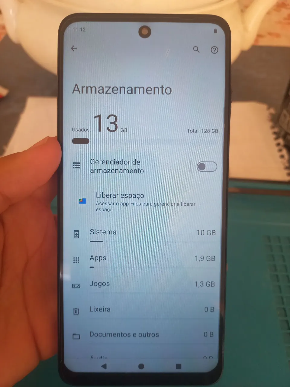 Vendo Moto G14<br><br>128gb <br><br>Biometria ok<br><br>Chip ok<br> <br>Câmera ok<br><br>Vai com a Capa e Película $600
