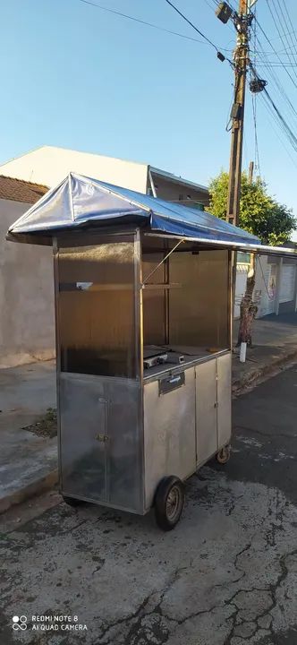 Carrinho de lanche trailer inox  - Foto 5