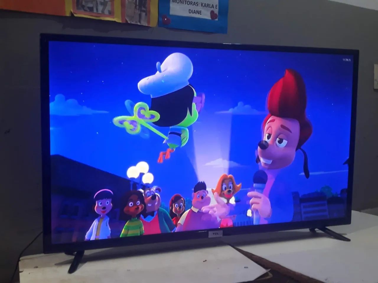 tv 43 smart android comando voz pé controle sem detalhes todos apps entrego * - Foto 6