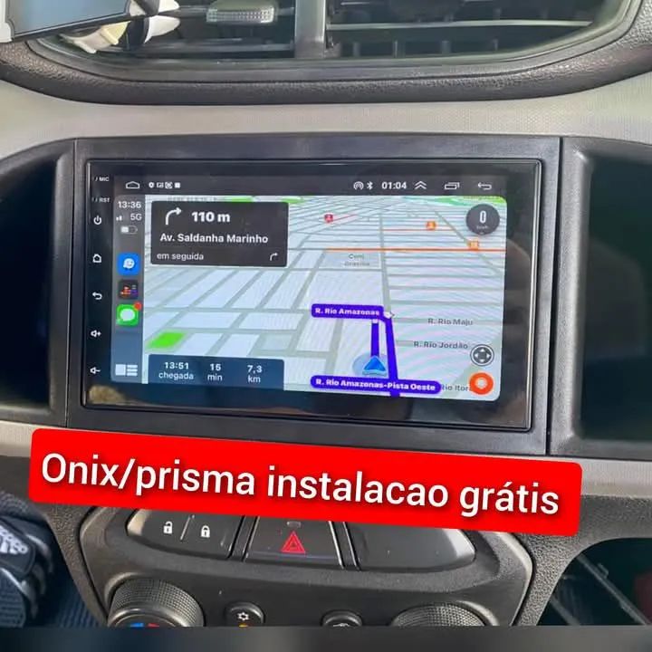 Central multimídia Onix/Prisma  Android YouTube carplay Netflix instalação grátis