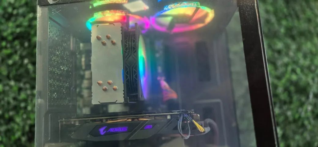 PC Gamer AMD Ryzen 5 Pro 3300 16GB Ssd nvme 240Gb Rx 570 Gabinete Aquario - Foto 4