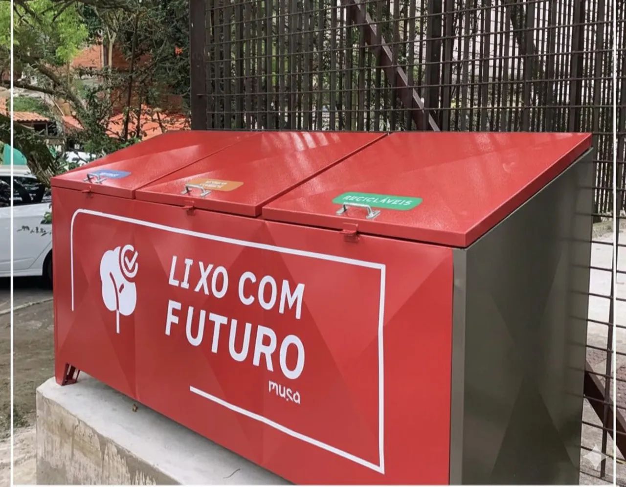 Lixeira grande capacidade 2900lts - Foto 3