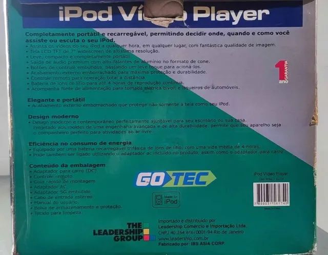 iPod Vídeo Play - Go Tec64289865952771121