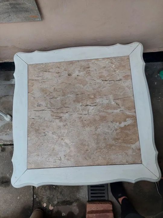 Mesa de centro com mármore. - Foto 4