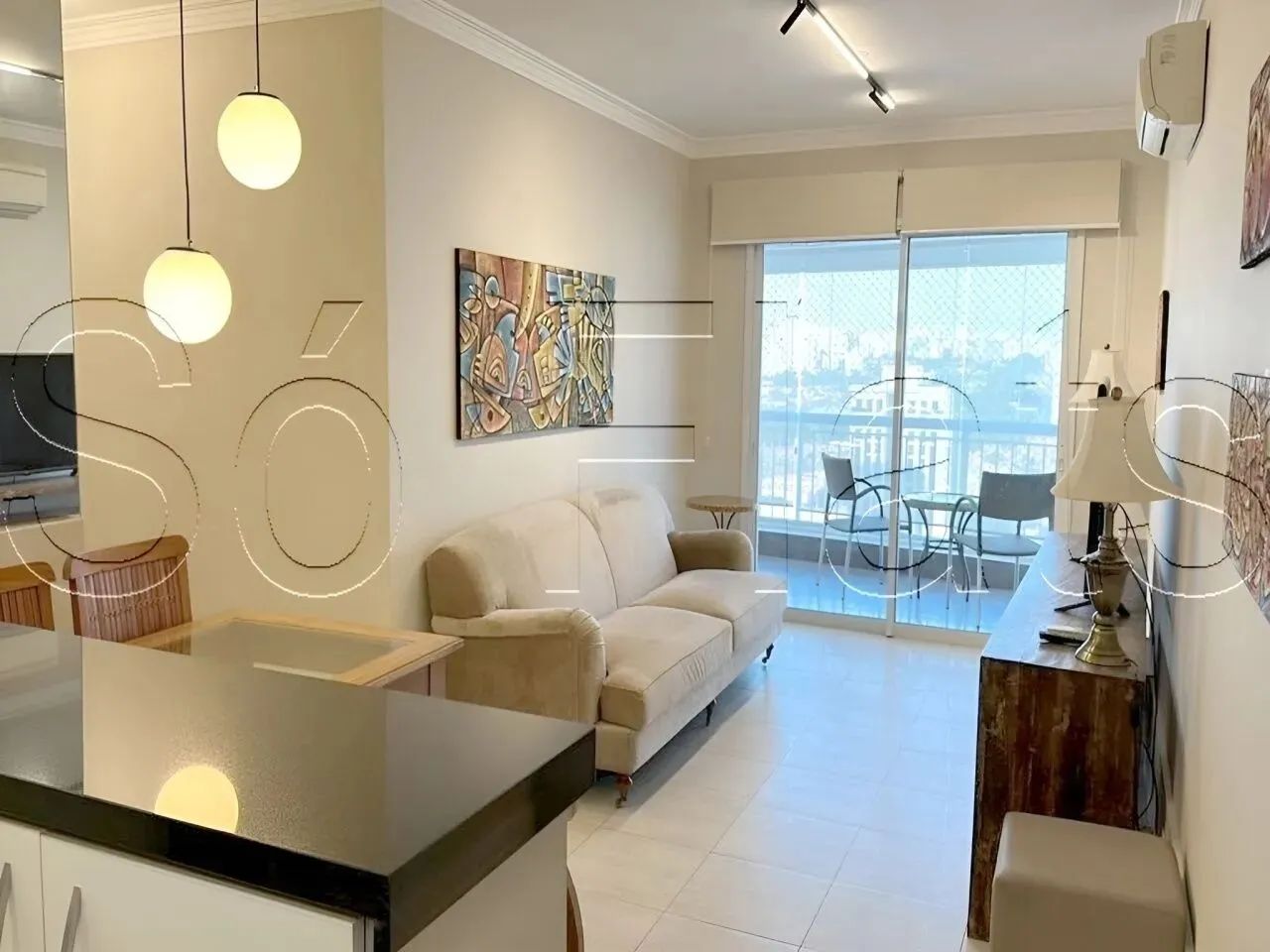 Apto disponível para locação contendo 75m² com 2 dormitório e 2 vagas de garagem no Brookl