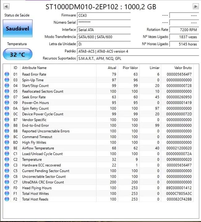 HD Seagate BarraCuda 1TB SATA - 7400rpm - Foto 2