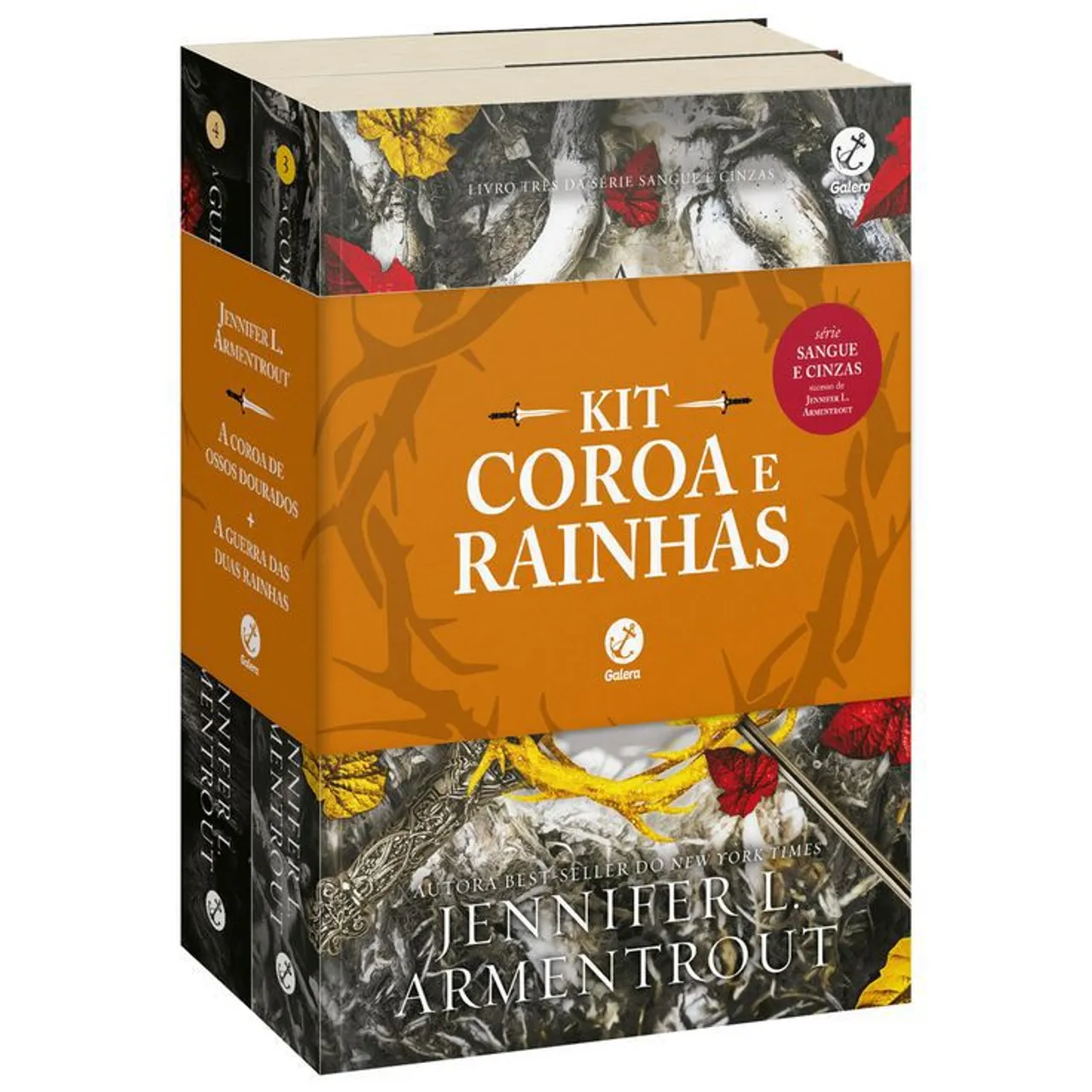 Kit Coroas e Rainhas + Livro Uma Sombra na Brasa