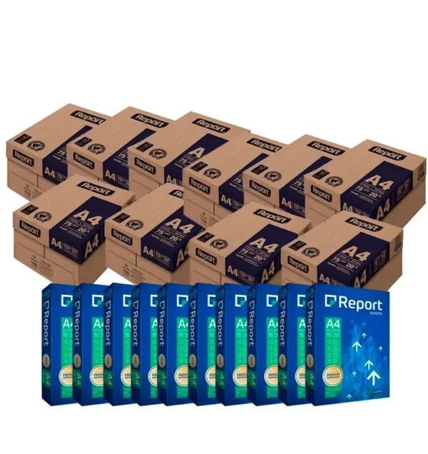 Papel A4 Report 75g caixa com 10 Resmas (Promoção) - Foto 2