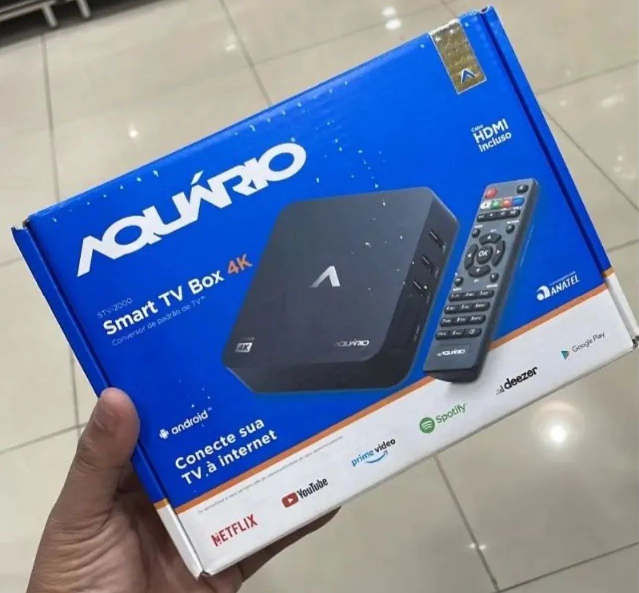 Tv bOx AQUÁRIO- ENTREGO