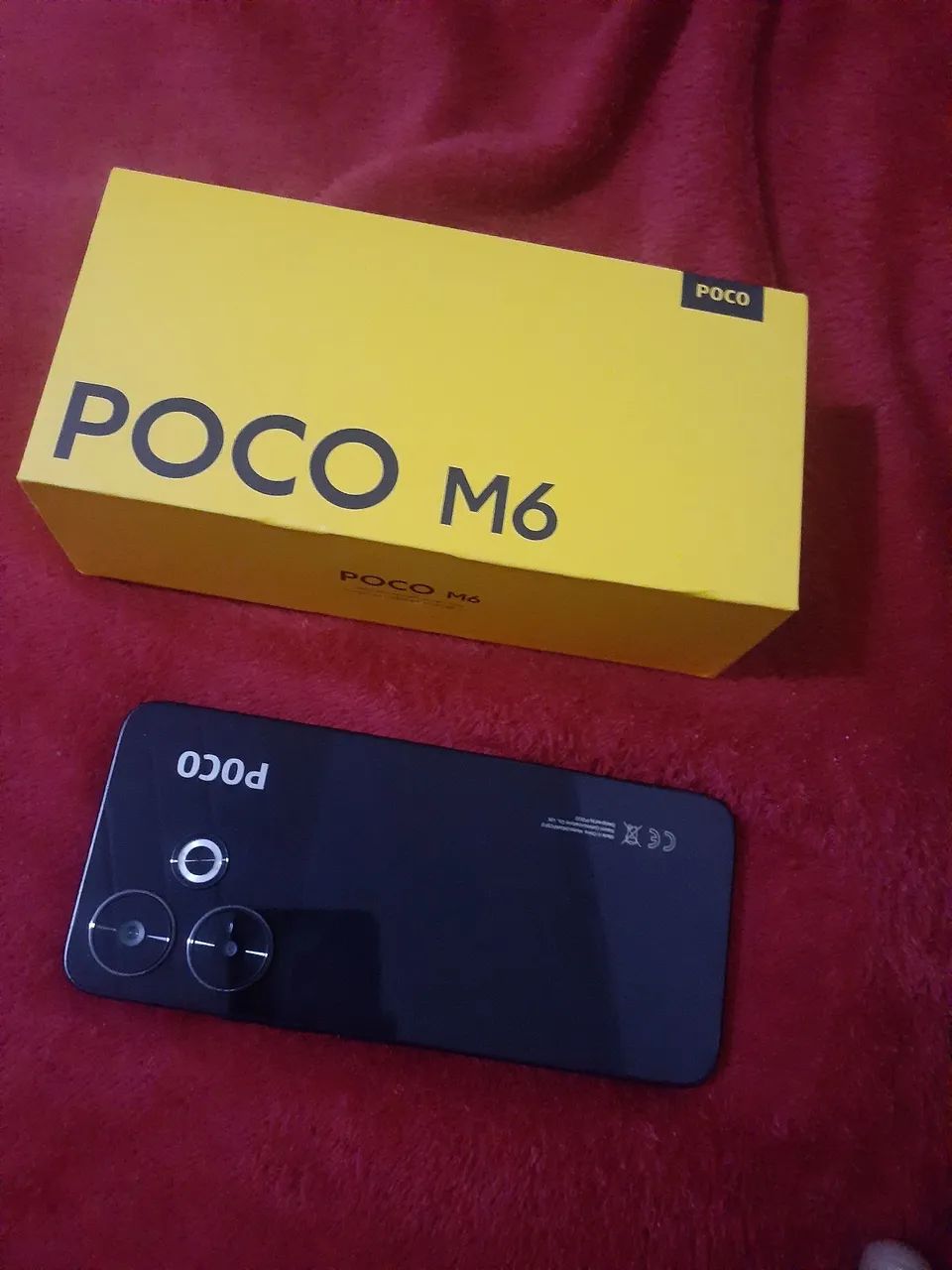 POCO M6 NFC 6/128 NA CAIXA COM NOTA FISCAL 