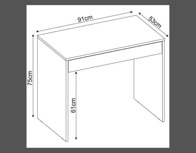 Escrivaninha com 1 Gaveta 100% MDP MATERIAL DE EXELENTE QUALIDADE (OFERTA PEGUE E LEVE) !! - Foto 3