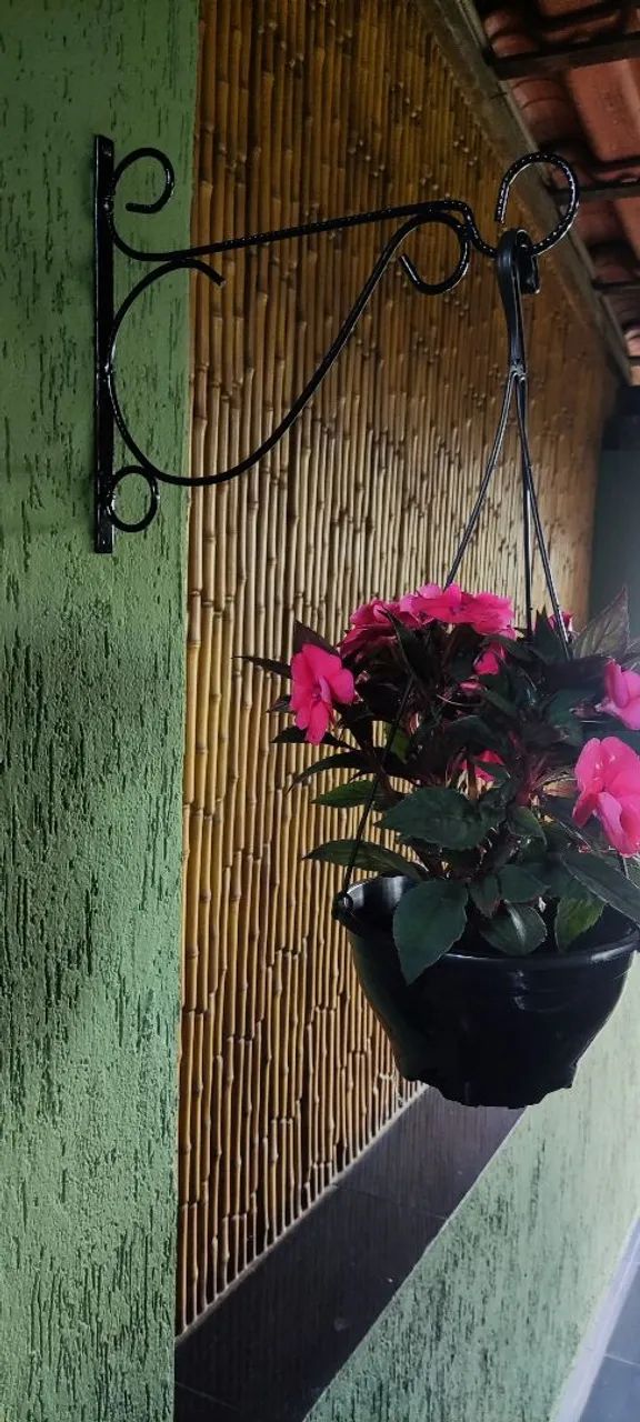 Suporte para vaso de planta forjado. - Foto 5