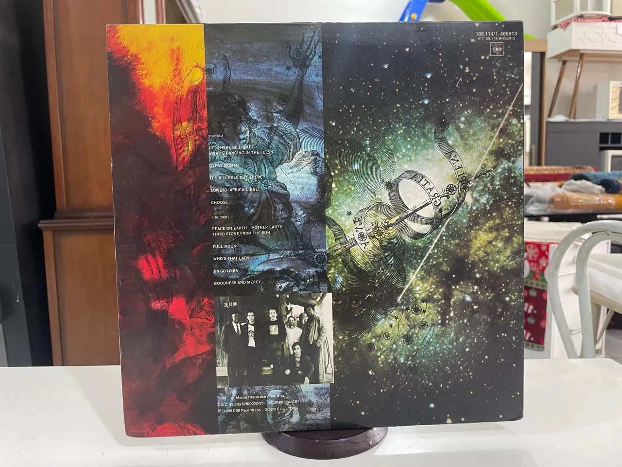 Disco de Vinil Santana Spirits Dancing in the Flesh  - Foto 2