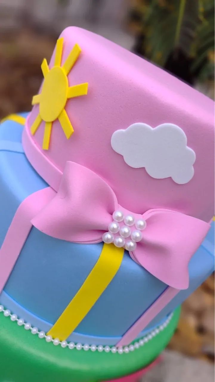 Bolo Fake EVA tema Peppa Pig - Foto 2