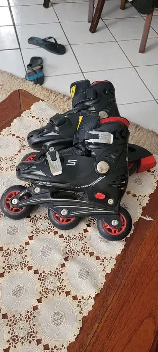 Patins Inline Ferrari - Tamanho 32 a 35 - Foto 6