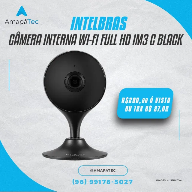 Câmera Wi-fi Full HD iM3C Intelbras