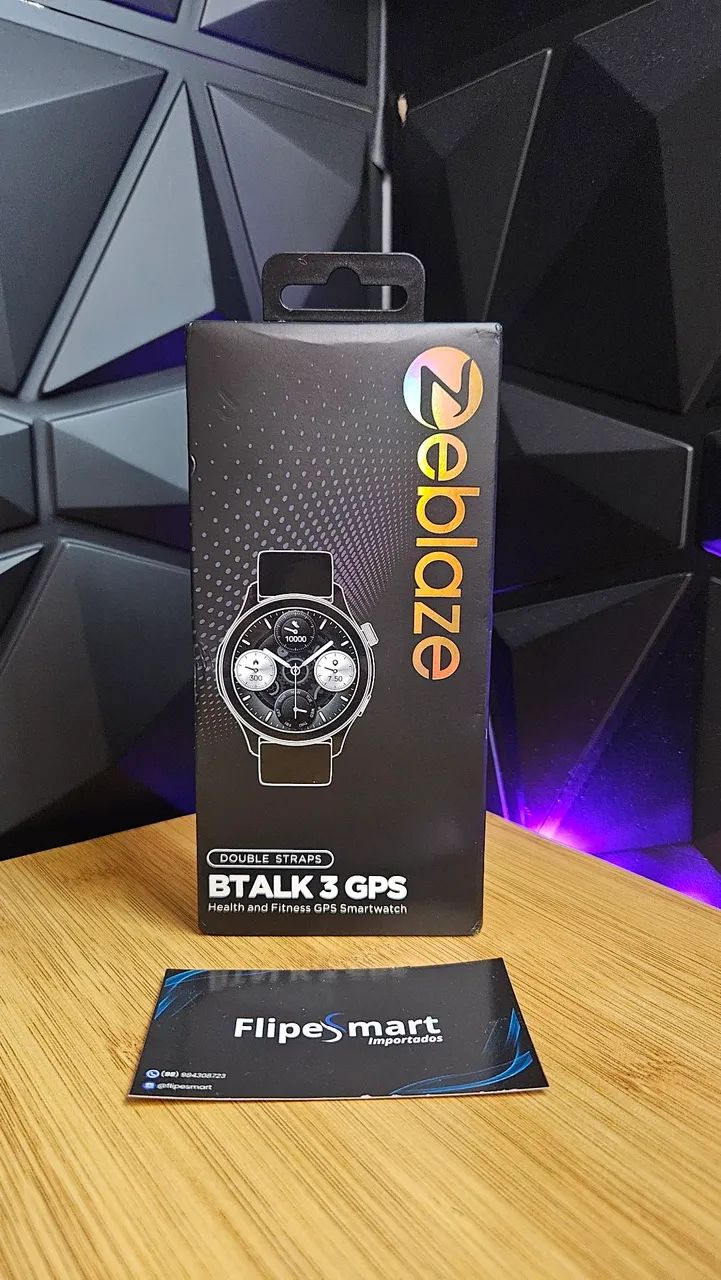 Smartwatch Zeblaze Btalk 3 GPS - Novo, Lacrado!
