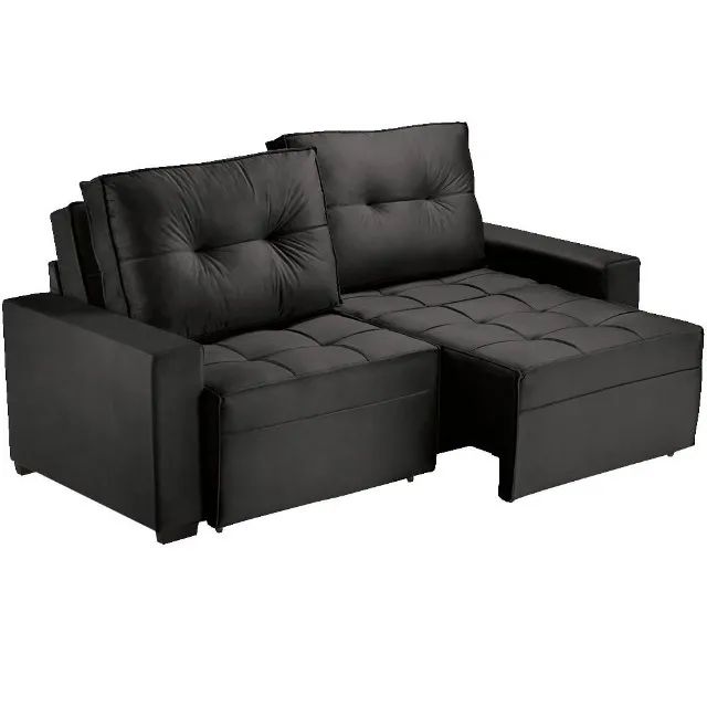 Sofá Living 3 lugares com design moderno e elegante, perfeito para sua sala. 