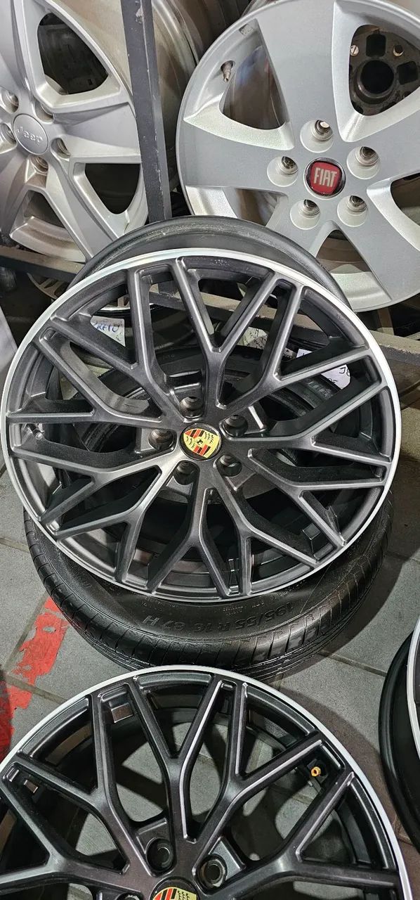 Rodas Porsche 18 polegadas furação 5x105  - Foto 9