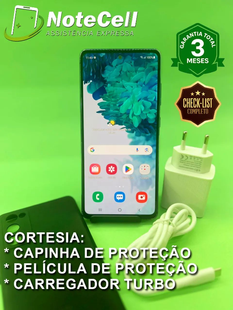 Celular Samsung S20 FE 128Gb - 3 Meses de Garantia!!!