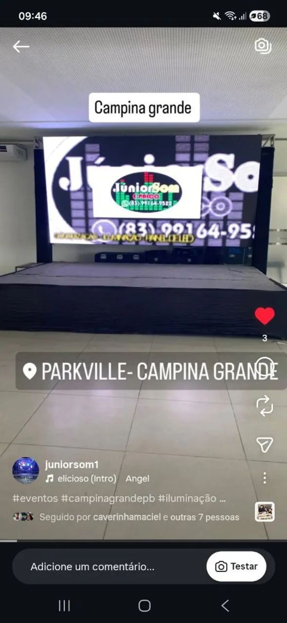 Material para eventos,som palco, iluminação, painel de Led  - Foto 3