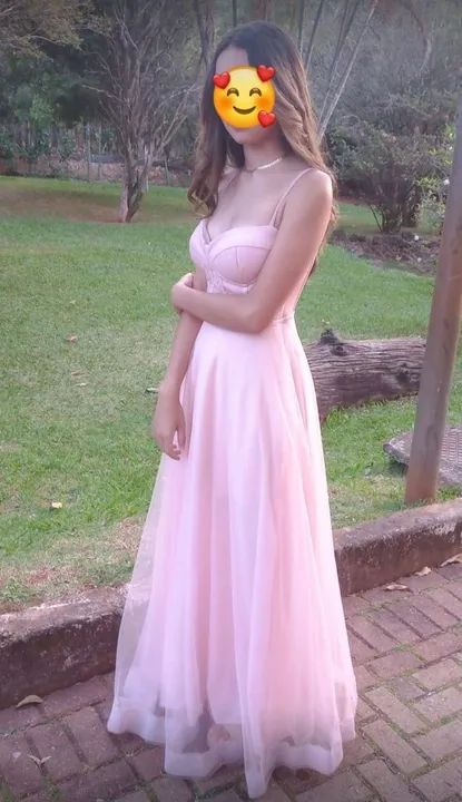 Vestido de Festa Rosa Claro - Foto 5